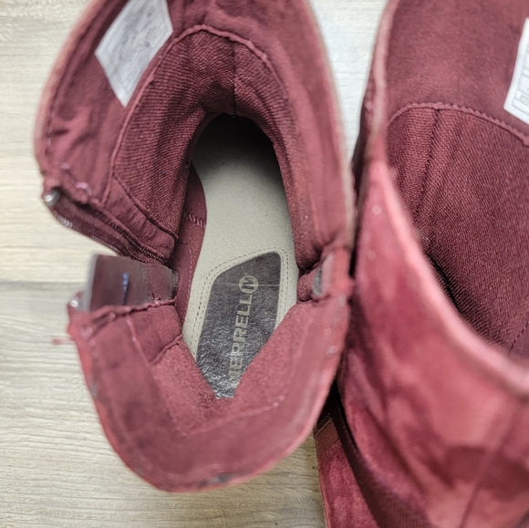 Merrell Women's Dark Red Ankle Boots - Picture 10 of 11